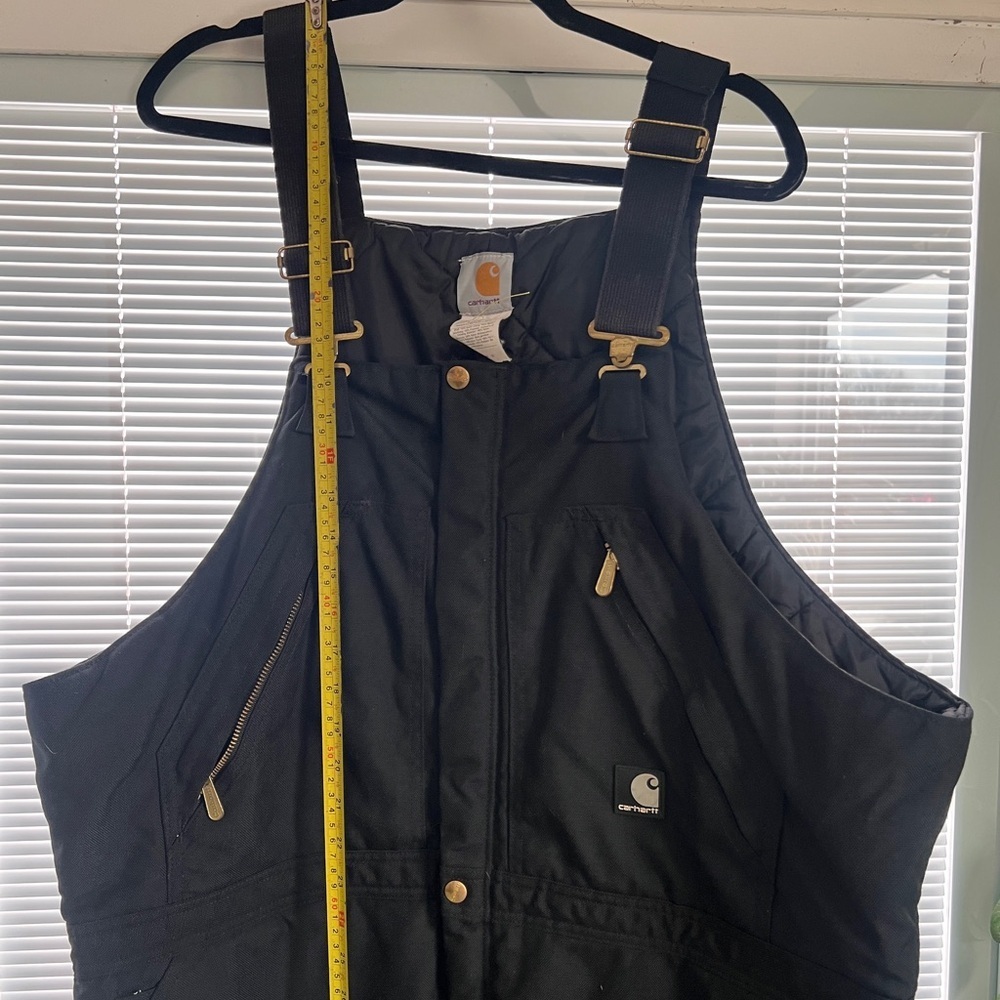 Carhartt Loose Fit Bibs Insulated R33 Vintage 44 waist 30 length
